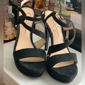 Jessica Simpson black heels size 7
